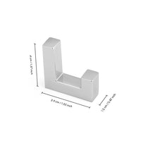 Patère Salle de Bain Chromée Murale Design, Unité ou Lot de 5