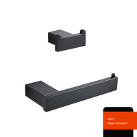Accessoires Salle de Bain Noir Mat à la Pièce ou en Ensemble