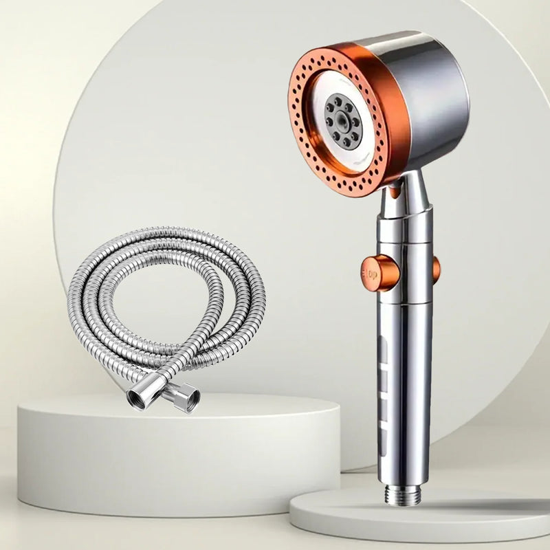 Pommeau de Douche 5 Modes Filtrant Panneau Inox