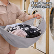 Panier à Linge Sale Pliable en Tissu Oxford, Ovale 66 cm