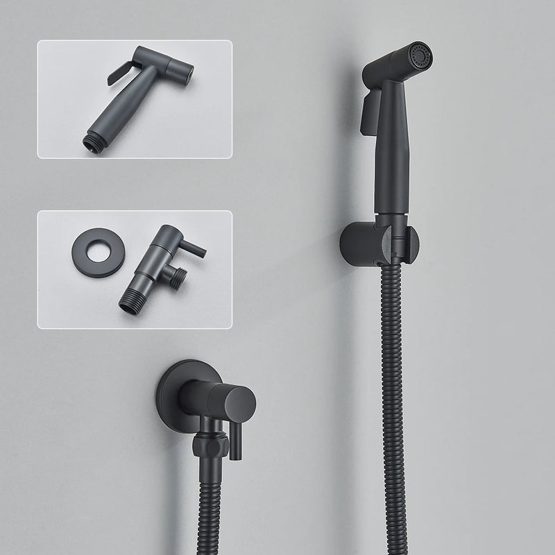 Douchette WC Murale Kit Complet Plusieurs Finitions