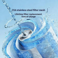 Filtre à Sédiments Réutilisable Maille Inox G1/2 pour Chauffe-Eau, Lave-Linge et Douche