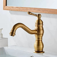 Robinet Lavabo Laiton Trou Unique 6 Finitions