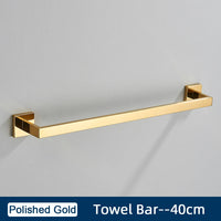 Ensemble Accessoires Salle de Bain Inox 4 Pièces