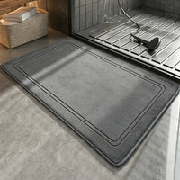 Tapis de Bain Antidérapant à Bordure en Relief, 11 Coloris, 2 Tailles