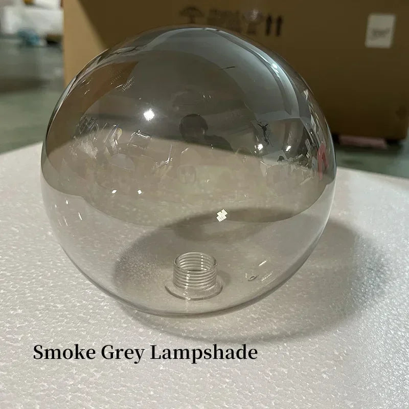 Suspension Cuisine Globes Verre sur Anneaux, 5, 7 ou 9 Têtes