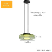 Suspension Cuisine Verre Étagé Vert, Ambre ou Gris, 1 à 3 Niveaux