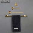 Accessoires Salle de Bain Inox 4 Pièces Support Mural