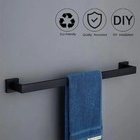 Accessoires Salle de Bain Noir Mat à la Pièce, 13 Articles