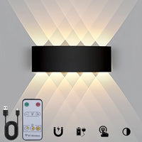 Applique Murale Rechargeable Haut et Bas avec Télécommande, 6 ou 10 W