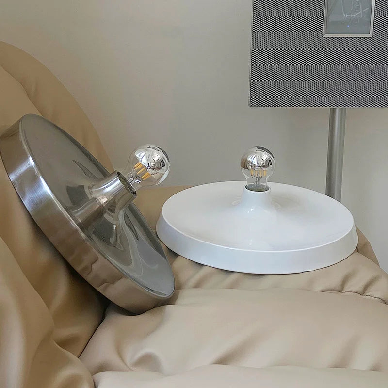 Plafonnier Cuisine Plat et Applique Murale Disque Ø 33 cm, 5 Coloris