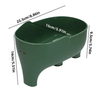 Panier d'Évier Éléphant en Plastique pour Éponges et Légumes, 4 Couleurs, 1 à 3 Pièces