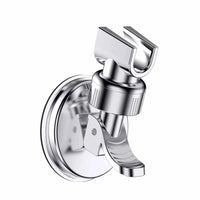 Support de Douchette à Ventouse Chromé Orientable Sans Perçage