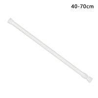 Barre de Douche à Ressort Blanche, Sans Perçage, 30 à 90 cm