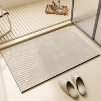 Tapis de Bain Absorbant à Séchage Rapide, Dos Antidérapant, 3 Tailles