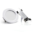Spot LED Encastrable Cuisine Rond Blanc ou Argent, 7 à 18 W