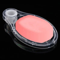 Porte-Savon Transparent en Acrylique pour Barre de Douche 19, 22 ou 25 mm