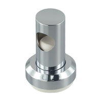 Support de Barre de Douche Chromé 22 mm, Fixation Murale avec Vis