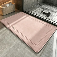 Tapis de Bain Antidérapant à Bordure en Relief, 11 Coloris, 2 Tailles