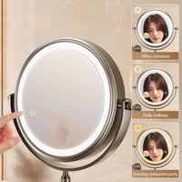 Miroir Grossissant LED x10 Rechargeable 20 cm
