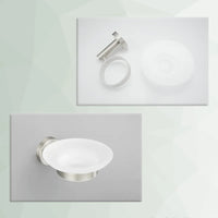 Accessoires Salle de Bain Nickel Brossé à Choisir par Pièce