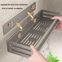 Étagère de Douche Aluminium Sans Perçage, Longueur 30 à 60 cm