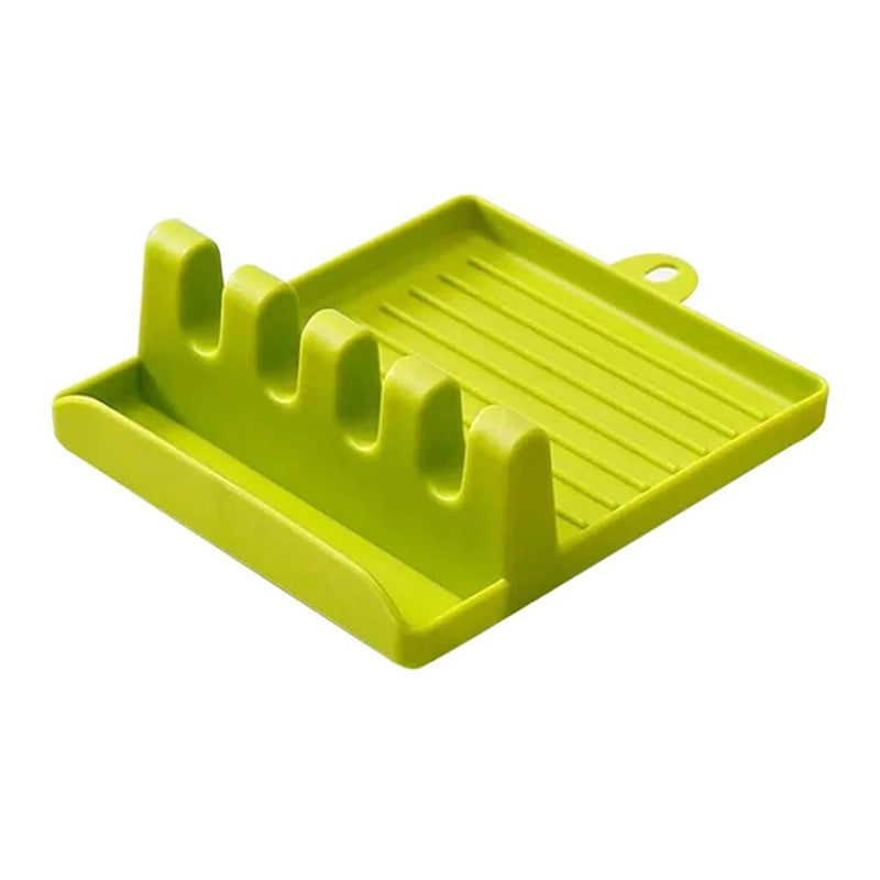Repose-Cuillère et Repose-Couvercle de Plan de Travail, Plastique, 14,5 cm, 3 Coloris