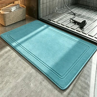 Tapis de Bain Antidérapant à Bordure en Relief, 11 Coloris, 2 Tailles