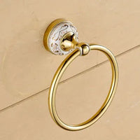 Ensemble d'Accessoires Salle de Bain Céramique Chromé