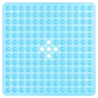 Tapis de Douche Antidérapant Carré à Ventouses 53 x 53 cm