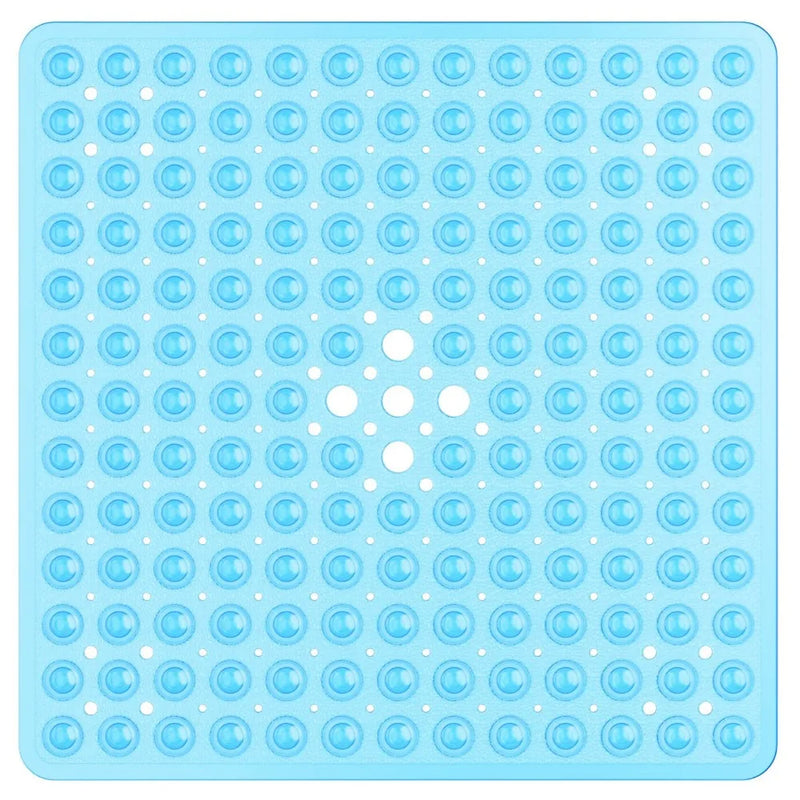 Tapis de Douche Antidérapant Carré à Ventouses 53 x 53 cm