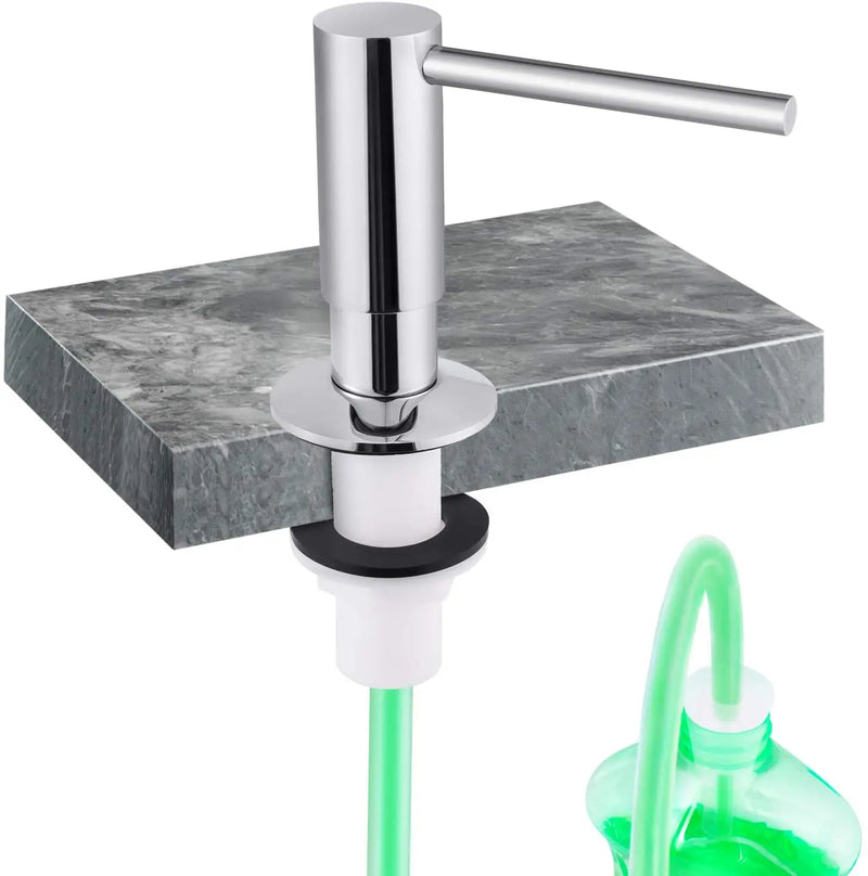 Distributeur de Savon Encastré pour Évier, Tube 1 m, 4 Finitions