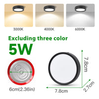 Spot LED en Saillie Cuisine 3 Teintes à Mémoire, 5 Finitions, 5 à 25 W