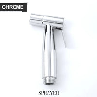 Douchette WC Kit Vanne et Flexible ou Pièces Seules, 4 Finitions