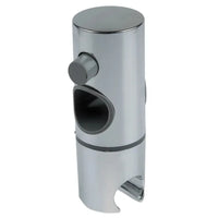 Support Douchette Coulissant Chromé pour Rail 24 mm ou 18-25 mm