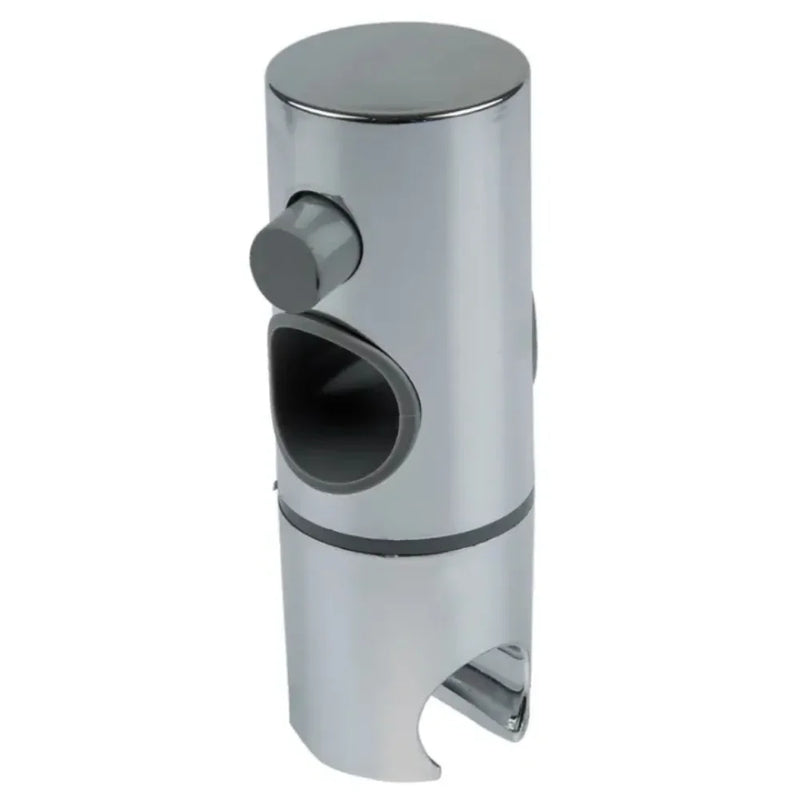 Support Douchette Coulissant Chromé pour Rail 24 mm ou 18-25 mm