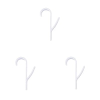 Patère Radiateur Sèche-Serviette Blanc ou Noir, Lot de 3 ou 5 Crochets