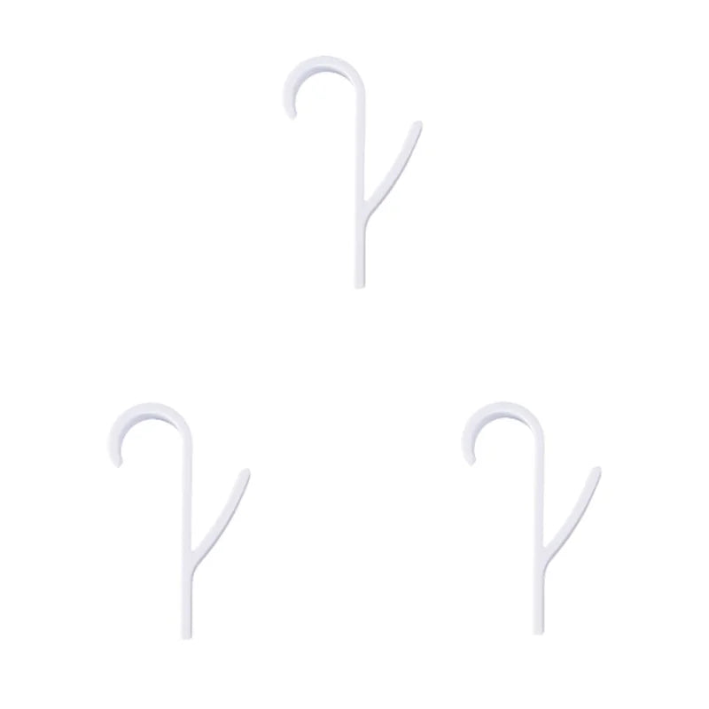 Patère Radiateur Sèche-Serviette Blanc ou Noir, Lot de 3 ou 5 Crochets