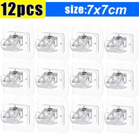 Supports de Tringle Adhésifs 2 cm à Ressort, Cuisine et Salle de Bain
