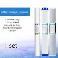 Cartouches Filtre à Eau 20 Pouces, Pack Sédiments et Charbon Actif