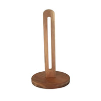 Porte-Papier Toilette sur Pied en Bois Massif, Support Rouleau 13 x 31 cm
