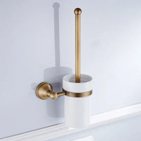 Ensemble d'Accessoires de Salle de Bain Bronze Antique Ouvragé