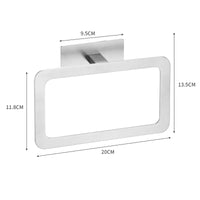 Accessoires Salle de Bain Inox Adhésifs Sans Perçage