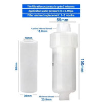 Mini Préfiltre à Sédiments 5 Microns pour Lave-Linge, Chauffe-Eau et Robinet