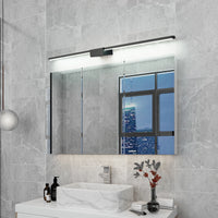 Réglette LED Miroir Salle de Bain Noire ou Dorée