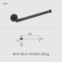Accessoires Salle de Bain Laiton Noir, Doré, Argent ou Vieilli à la Pièce, 4 Articles