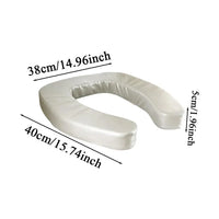 Rehausseur WC Adulte Rembourré 5 cm, Antidérapant, 4 Coloris