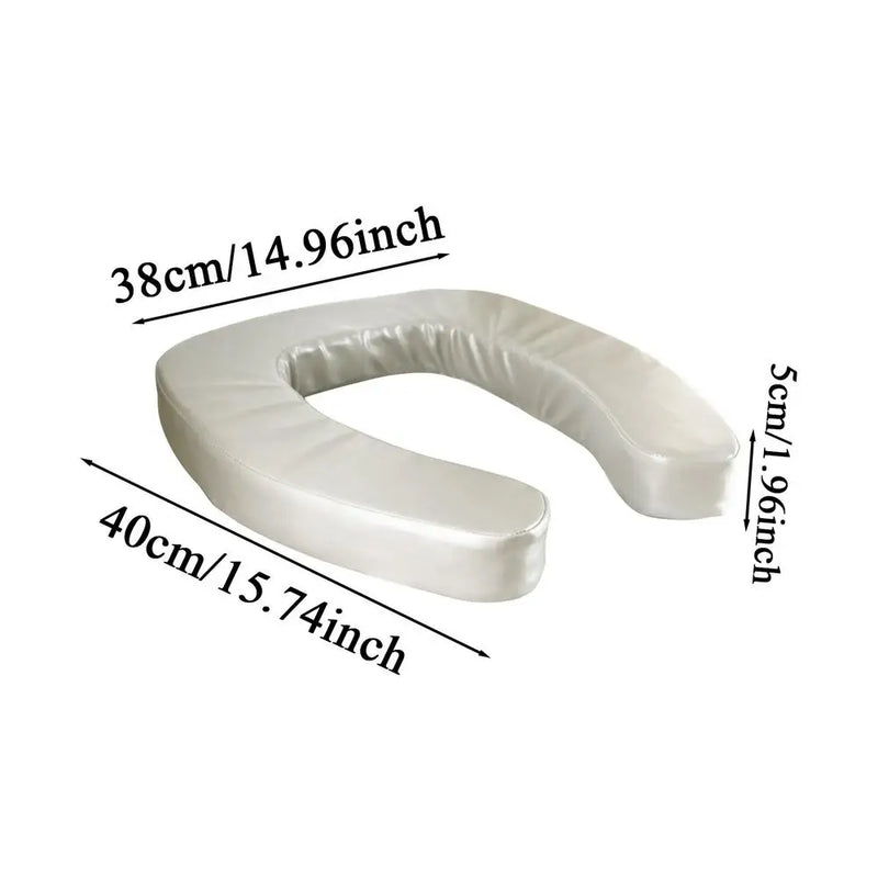 Rehausseur WC Adulte Rembourré 5 cm, Antidérapant, 4 Coloris