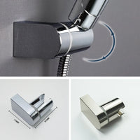 Support de Douche à Main Fixe ou Réglable en ABS