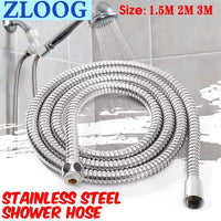Flexible de Douche Noir Inox G1/2 5 Finitions 150 à 300 cm